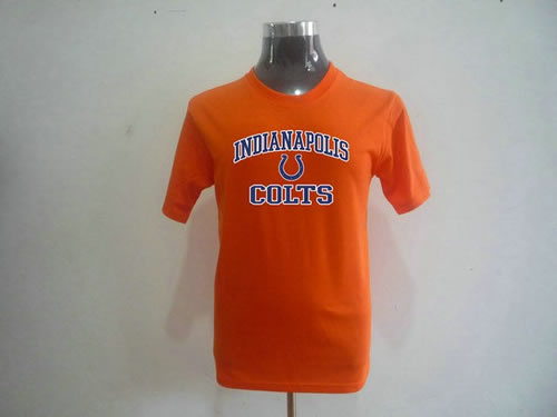 nfl indianapolis colts big & tall heart & soul t-shirt orange