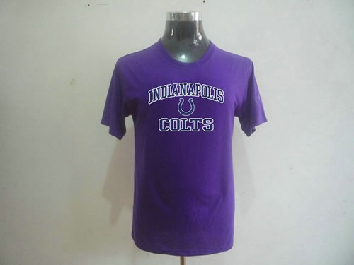 nfl indianapolis colts big & tall heart & soul t-shirt purple