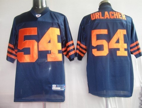 nfl jerseys chicago bears 54 brian urlacher blue orange number