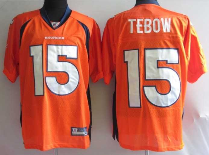 nfl jerseys denver broncos 15# tebow orange