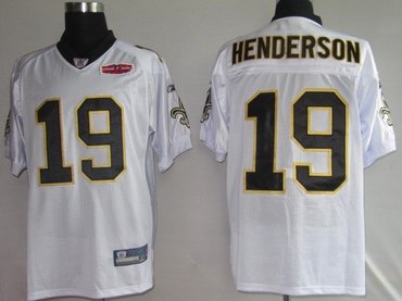 nfl jerseys new orleans saints 19# henderson white 2010 superbowl nfl jerseys new orleans saints 19# henderson white 2010 superbowl