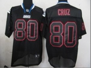 nfl jerseys new york giants #80 cruz black[lights out]