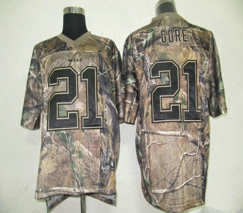 nfl jerseys san francisco 49ers 21 frank gore camo