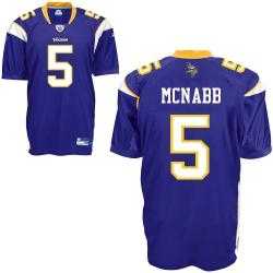 nfl minnesota vikings mcnabb blue jersey 5#