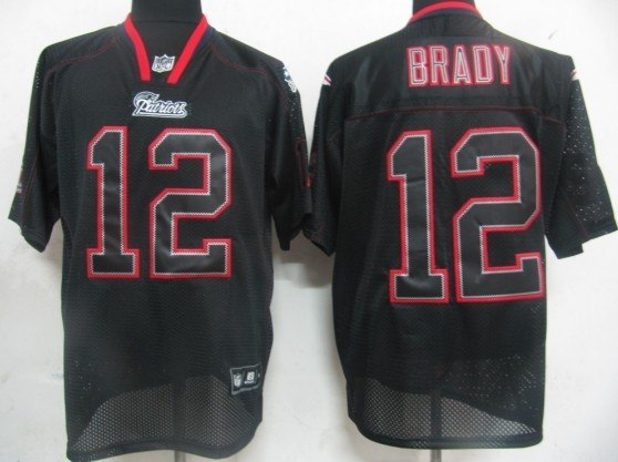 nfl new england patriots 12 tom brady black field shadow premier jersey