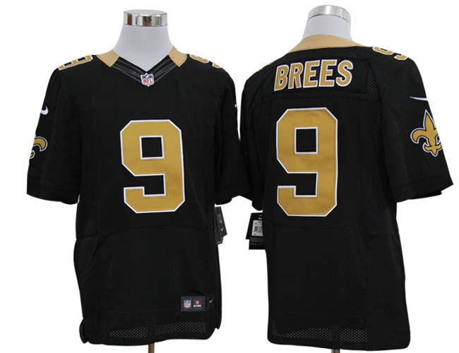 nfl new orleans saints #9 brees black elite jerseys nfl new orleans saints #9 brees black elite jerseys