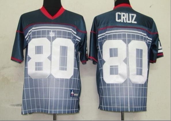 nfl new york giants #80 cruz blue[grey number]