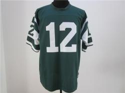 nfl new york jets #12 joe namath army green jerseys