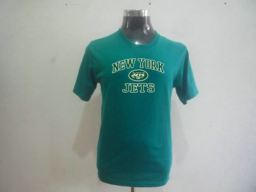 nfl new york jets big & tall heart & soul t-shirt green