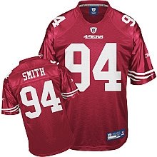 nfl san francisco 49ers 94# justin smith jerseys