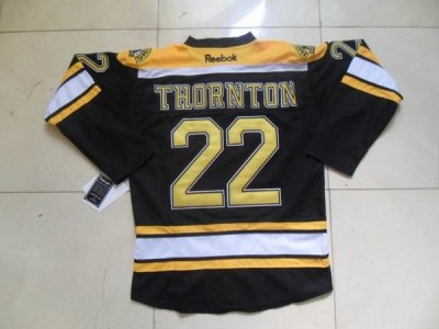 nhl jerseys boston bruins #22 thornton black