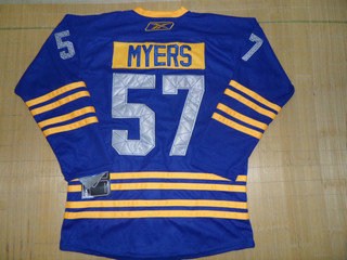 nhl jerseys buffalo sabres 57# myers hockey jerseys blue 3rd