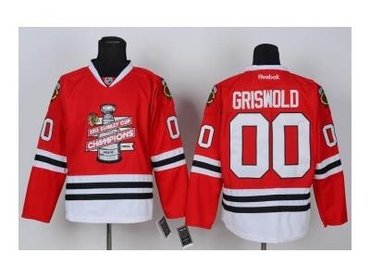 nhl jerseys chicago blackhawks #00 griswold red(new 2013 stanley cup champions)