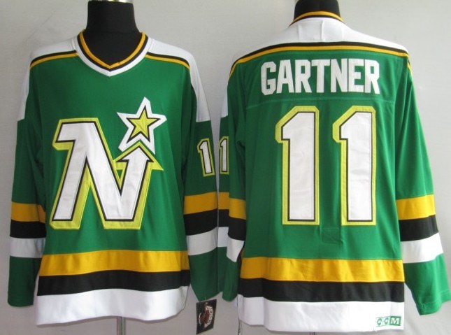 nhl jerseys dallas stars 11# gartner green ccm