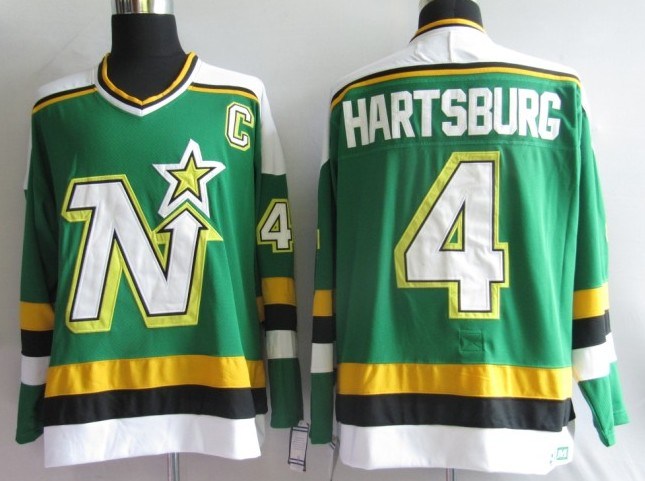 nhl jerseys dallas stars 4# hartsburg green ccm