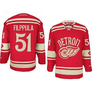 nhl jerseys detroit red wings #51 Valtteri Filppula red(2014 winter classic)