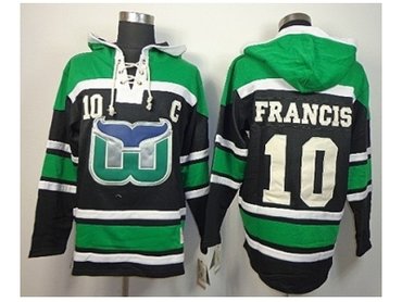 nhl jerseys hartford whalers #10 francis black-green(pullover hooded sweatshirt)(patch C) nhl jerseys hartford whalers #10 francis black-green(pullover hooded sweatshirt)(patch C)