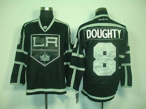 nhl jerseys los angeles kings #8 doughty fullblack