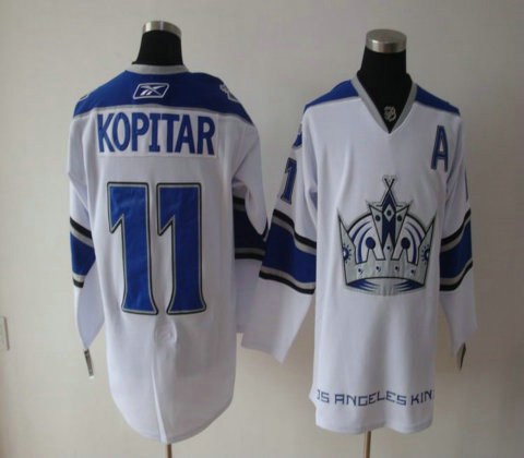 nhl jerseys los angeles kings 11# kopitar white