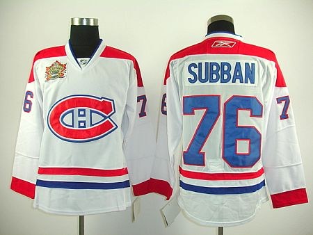 nhl jerseys montreal canadiens #76 subban white (2011heritage classic)