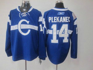 nhl jerseys montreal canadiens 14 plekanec blue