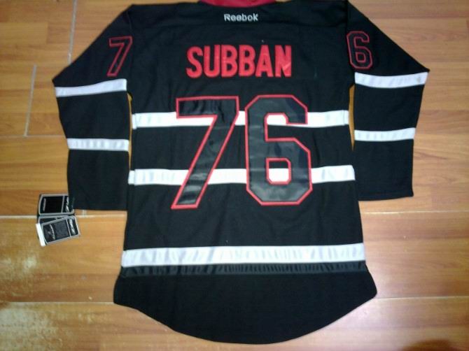 nhl jerseys montreal canadiens 76# subban black