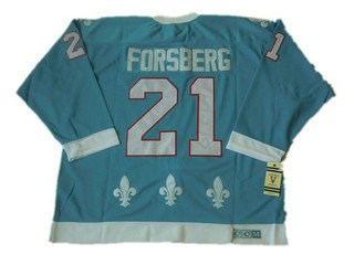 nhl jerseys quebec nordiques 21 forsberg light blue nhl jerseys quebec nordiques 21 forsberg light blue