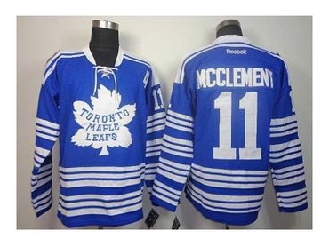 nhl jerseys toronto maple leafs #11 mcclement blue(2014 winter classic)