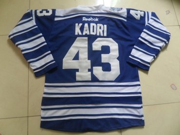 nhl jerseys toronto maple leafs #43 kadri blue[2014 winter classic]