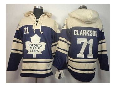 nhl jerseys toronto maple leafs #71 clarkson blue-cream(pullover hooded sweatshirt) nhl jerseys toronto maple leafs #71 clarkson blue-cream(pullover hooded sweatshirt)