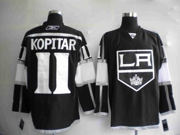 nhl los angeles kings #11 anze kopitar black jersey