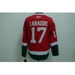 nhl montreal canadiens #17 laraque red green
