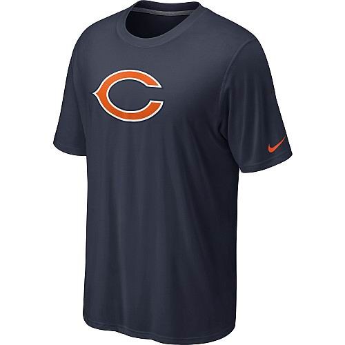 chicago bears sideline legend authentic logo dri-fit t-shirt