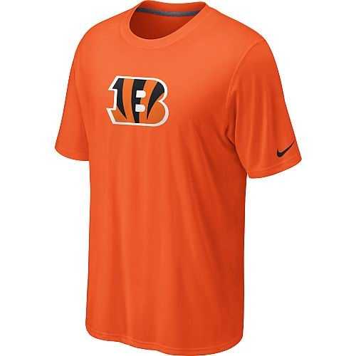 cincinnati bengals sideline legend authentic logo dri-fit t-shirt - alternate