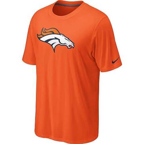 denver broncos sideline legend authentic logo dri-fit t-shirt - alternate