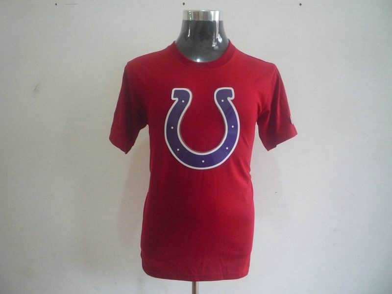 indianapolis colts sideline legend authentic logo dri-fit t-shirt -red