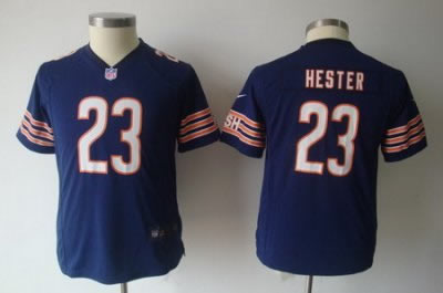 NEW nfl youth chicago bears 23# devin hester d.blue jerseys