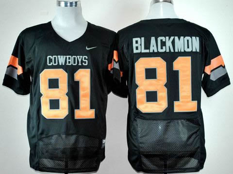 NEW oklahoma state cowboys justin blackmon 81 black pro combat college football jerseys NEW oklahoma state cowboys justin blackmon 81 black pro combat college football jerseys