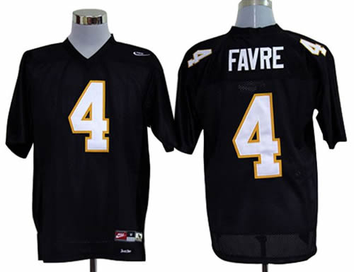 NEW southern mississippi golden eagles brett favre 4 black college football throwback jerseys NEW southern mississippi golden eagles brett favre 4 black college football throwback jerseys