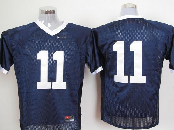 nittany lions #11 navy blue embroidered ncaa jerseys