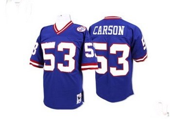 ny giants 53 harry carson throwback blue jerseys ny giants 53 harry carson throwback blue jerseys