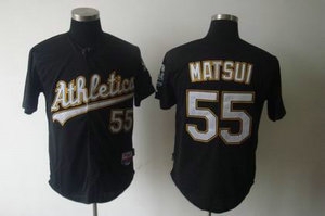 oakland athletics 55 black matsui jerseys