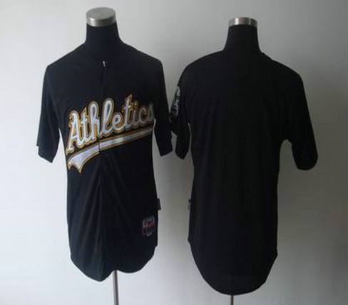 oakland athletics blank black jerseys