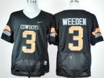 oklahoma state cowboys 3# brandon weeden black pro combat ncaa jerseys oklahoma state cowboys 3# brandon weeden black pro combat ncaa jerseys