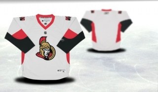 ottawa senators youth white jersey (blank or customized) ottawa senators youth white jersey (blank or customized)