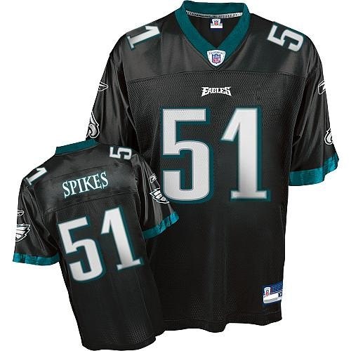philadelphia eagles #51 takeo spikes black jerseys.