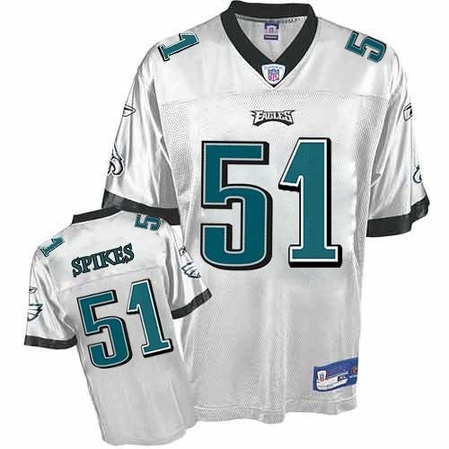philadelphia eagles #51 takeo spikes white jersey philadelphia eagles #51 takeo spikes white jersey