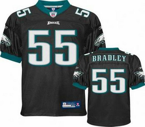philadelphia eagles #55 bradley black jersey