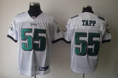 philadelphia eagles #55 darryl tapp white american football jersey philadelphia eagles #55 darryl tapp white american football jersey