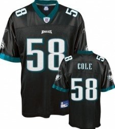 philadelphia eagles #58 trent cole black jersey philadelphia eagles #58 trent cole black jersey